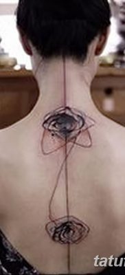 fotó tetoválás egyenes vonal (szalag) kelt 2017.08.11. №011 - Egyenes vonalú tetoválás