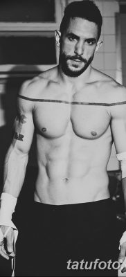 fotó tetoválás egyenes vonal (szalag) kelt 2017.08.11. №013 - Egyenes vonalú tetoválás