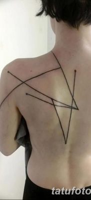 fotó tetoválás egyenes vonal (szalag) kelt 2017.08.11. №035 - Egyenes vonalú tetoválás
