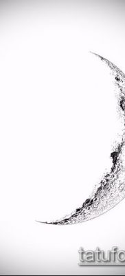 fotó a félhold tetoválásról (jelentése) - példa egy érdekes tetoválási tervre - 034