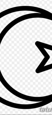 fotó egy félhold hold tetoválásról csillaggal kelt, 2018.06.26. №082 - félhold tetoválás a -