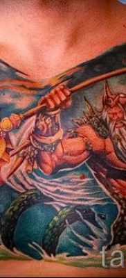 Poseidon tetoválás - fotó egy cikkhez a Poseidon tetoválás jelentéséről - tatufoto.ru - 60