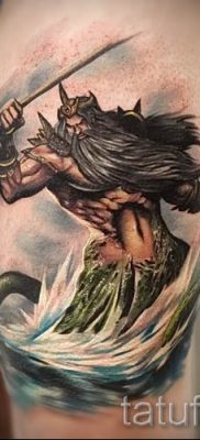 Poseidon tetoválás - fotó egy cikkhez a Poseidon tetoválás jelentéséről - tatufoto.ru - 47