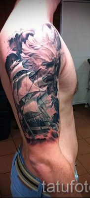 Poseidon tetoválás - fotó egy cikkhez a Poseidon tetoválás jelentéséről - tatufoto.ru - 43