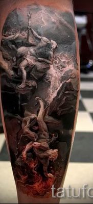 Poseidon tetoválás - fotó egy cikkhez a Poseidon tetoválás jelentéséről - tatufoto.ru - 39