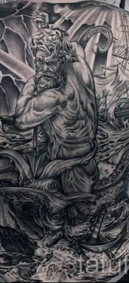 Poseidon tetoválás - fotó egy cikkhez a Poseidon tetoválás jelentéséről - tatufoto.ru - 27