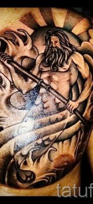 Poseidon tetoválás - fotó egy cikkhez a Poseidon tetoválás jelentéséről - tatufoto.ru - 24