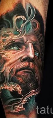 Poseidon tetoválás - fotó egy cikkhez a Poseidon tetoválás jelentéséről - tatufoto.ru - 17