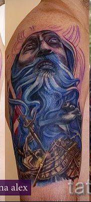Poseidon tetoválás - fotó egy cikkhez a Poseidon tetoválás jelentéséről - tatufoto.ru - 16
