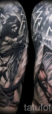 Poseidon tetoválás - fotó egy cikkhez a Poseidon tetoválás jelentéséről - tatufoto.ru - 15