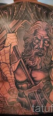 Poseidon tetoválás - fotó egy cikkhez a Poseidon tetoválás jelentéséről - tatufoto.ru - 11