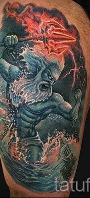 Poseidon tetoválás - fotó egy cikkhez a Poseidon tetoválás jelentéséről - tatufoto.ru - 10