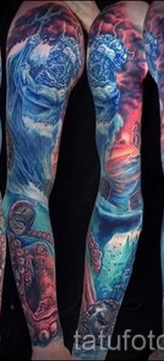 Poseidon tetoválás - fotó egy cikkhez a Poseidon tetoválás jelentéséről - tatufoto.ru - 7