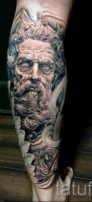Poseidon tetoválás - fotó egy cikkhez a Poseidon tetoválás jelentéséről - tatufoto.ru - 6