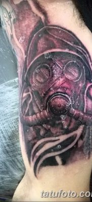 fotó egy tetováló gázálarcról, kelt 2017.08.08. 177. szám - Tetováló gázálarc_