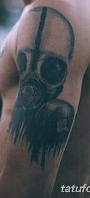 fotó egy tetováló gázálarcról, dátum: 2017.08.08. 023. sz. - Gázmaszk tetováláshoz_