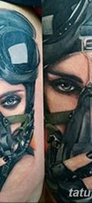 fotó egy tetováló gázálarcról, kelt 2017.08.08. 039. sz. - Gázmaszk tetováláshoz_