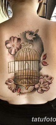 fotó a madár és ketrec tetoválásról, 2017. 08. 16 -án №140 - Tetovált madár és ketrec_