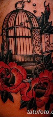 fotó a madár és ketrec tetoválásról, 2017. 08. 16 -án, 011 sz. - Tetovált madár és ketrec_