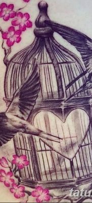 fotó a madár és ketrec tetoválásról, 2017. 08. 16 -án №020 - Tetovált madár és ketrec_