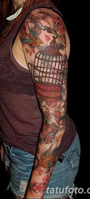 fotó a madár és a ketrec tetoválásáról, kelt 2017. 08. 16 -án №026 - Tetovált madár és ketrec_