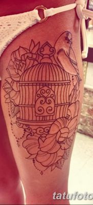 fotó a madár és ketrec tetoválásról, 2017. 08. 16 -án №029 - Tetovált madár és ketrec_