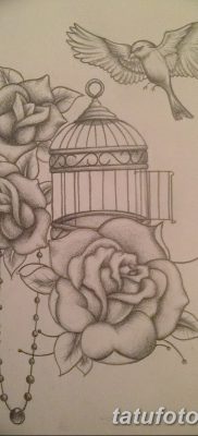 fotó madár és ketrec tetoválás kelt 2017. 08. 16. №031 - Tetovált madár és ketrec_