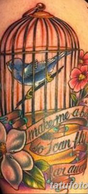 fotó madár és ketrec tetoválás kelt 2017. 08. 16. №035 - Tetovált madár és ketrec_