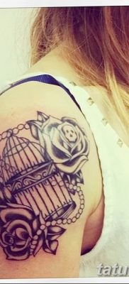 fotó madár és ketrec tetoválás kelt 2017. 08. 16. №045 - Tetovált madár és ketrec_