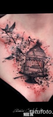 fotó madár és ketrec tetoválás kelt 2017. 08. 16. №061 - Tetovált madár és ketrec_