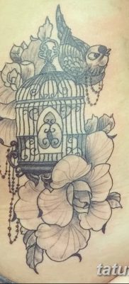 fotó madár és ketrec tetoválás kelt 2017.08.16. №085 - Tetovált madár és ketrec_