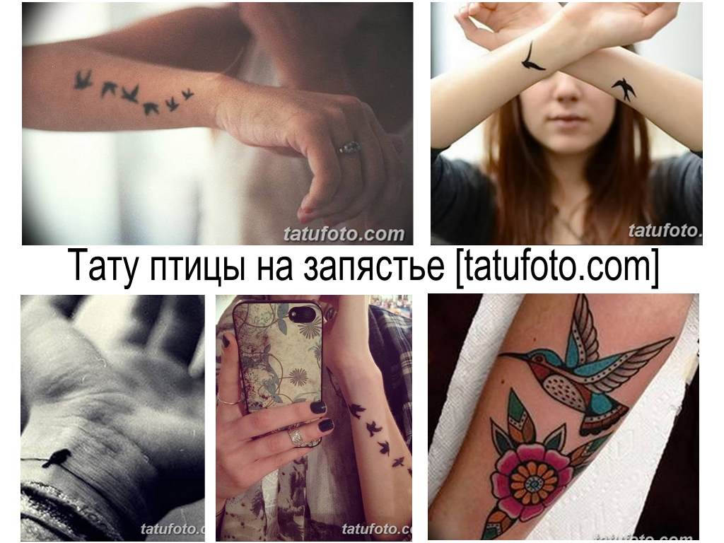 A madár tetoválás jelentése a csuklón - az érdekes kész tetoválások rajzainak fotó példáinak gyűjteménye