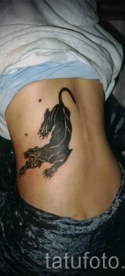 Tetovaža Puma - fotografije gotovih tetovaža za članak o značenju 25