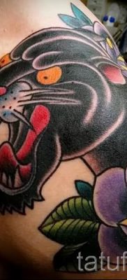 Tetovaža Puma - fotografije gotovih tetovaža za članak o značenju 4