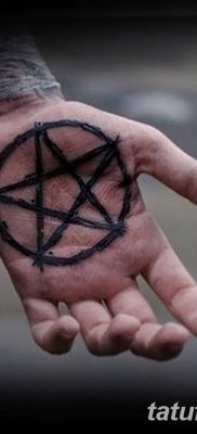 fotó az ötágú csillag tetoválásról, 2018.03.03. №022 -tetoválás ötágú csillag -