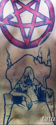 fotó az ötágú csillag tetoválásról, kelt 03/03/2018 №039 -tetoválás ötágú csillag -