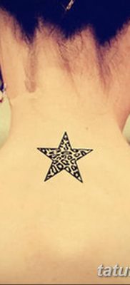 fotó az ötágú csillag tetoválásról, dátum: 2018.03.03. №074 -tetoválás ötágú csillag -