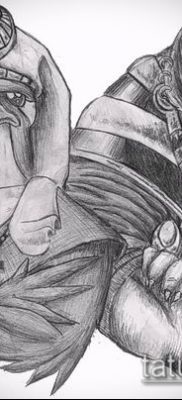 снимка на татуировка RA (Tattoo Ra) (стойност) - примерна рисунка - 073