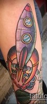 Fotó egy rakéta tetoválásról - 18072017 - példa - 073 Tattoo rakéta