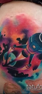 Fénykép egy rakéta tetoválásról - 18072017 - példa - 090 Tattoo rakéta