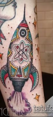 Fotó egy rakéta tetoválásról - 18072017 - példa - 101 Tattoo rakéta