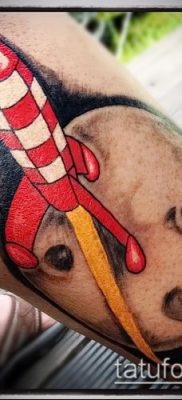 Fotó egy rakéta tetoválásról - 18072017 - példa - 108 Tetováló rakéta