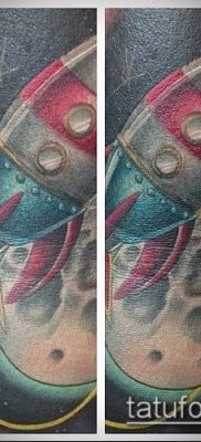 Fotó egy rakéta tetoválásról - 18072017 - példa - 109 Tetováló rakéta