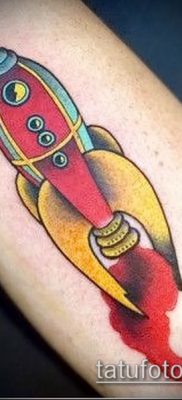 Fotó egy rakéta tetoválásról - 18072017 - példa - 114 Tattoo rakéta