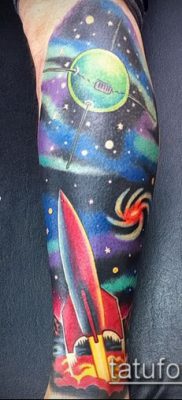Fénykép egy rakéta tetoválásról - 18072017 - példa - 119 Tattoo rakéta