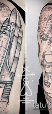 Fotó egy rakéta tetoválásról - 18072017 - példa - 134 Tattoo rakéta
