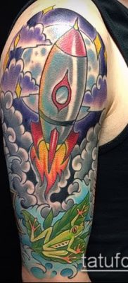Fotó egy rakéta tetoválásról - 18072017 - példa - 139 Tattoo rakéta