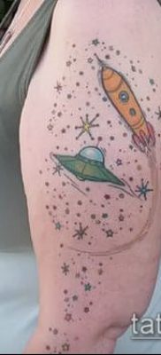 Fotó egy rakéta tetoválásról - 18072017 - példa - 154 Tattoo rakéta