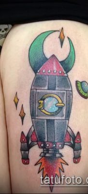 Fotó egy rakéta tetoválásról - 18072017 - példa - 159 Tattoo rakéta