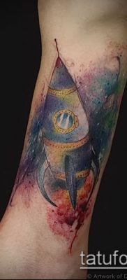 Fotó egy rakéta tetoválásról - 18072017 - példa - 164 Tattoo rakéta